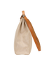 Herbag 39 In Vache Hunter/Toile Ecru/Naturel Sable, &pound;750, Handbags, Beige, Canvas, Bottom view